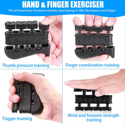 6-Piece Adjustable Hand Grip Strength Trainer Set