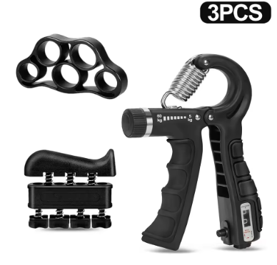 6-Piece Adjustable Hand Grip Strength Trainer Set